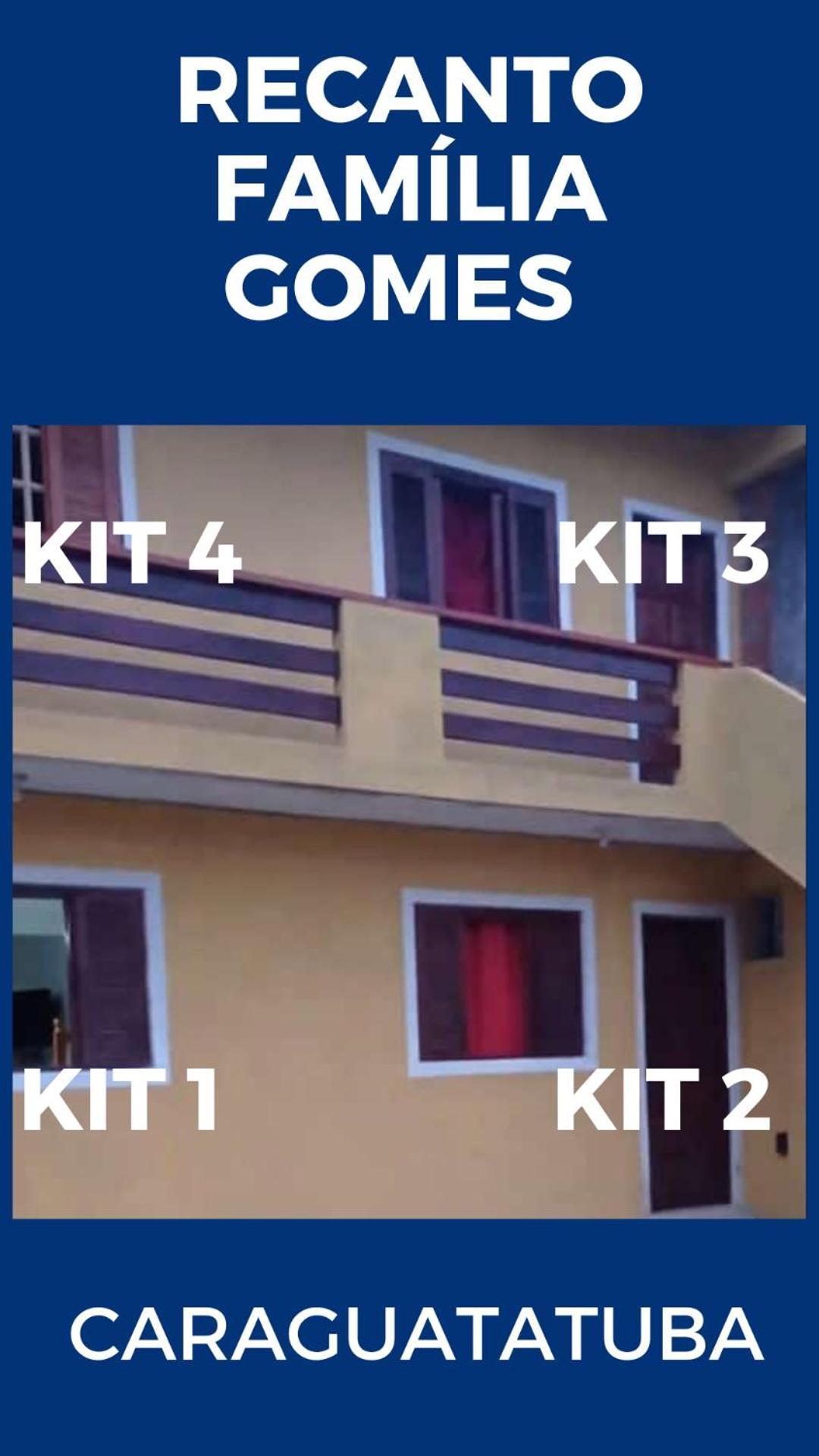 Kitnetes "Recanto Familia Gomes" Caraguatatuba Kültér fotó